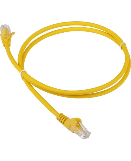 Патч-корд LANMASTER (LAN-PC45/U5E-2.0-YL) LSZH UTP кат.5e, 2.0 м, желтый