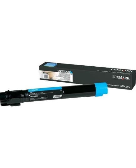 Тонер-картридж Lexmark C950X2CG голубой для C950