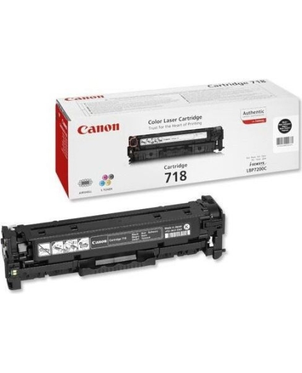 Картридж лазерный Canon 718BK 2662B002 черный (3400стр.) для Canon LBP7200/MF8330/8350