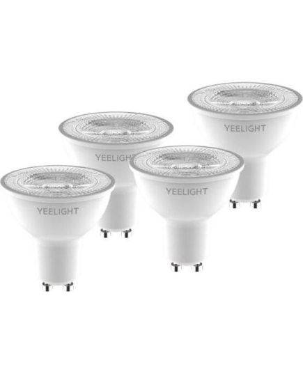 Умная лампочка Yeelight GU10 Smart bulb W1(Dimmable) (YGYC0120005WTEU) упаковка 4 шт.