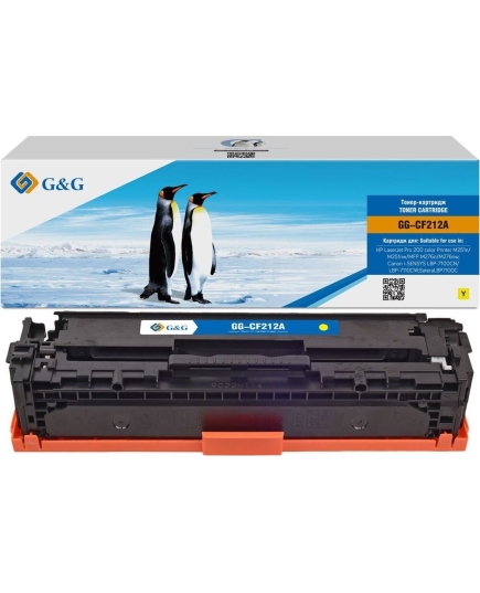 Картридж лазерный GG GG-CF212A желтый (1800стр.) для HP HP LJ Pro 200 color Printer M251n/nw/MFP M276n/nw, Canon LBP-7100Cn/7110Cw