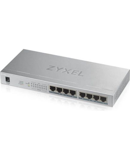 Коммутатор Zyxel GS1008HP-EU0101F 8G 8PoE+ 60W неуправляемый