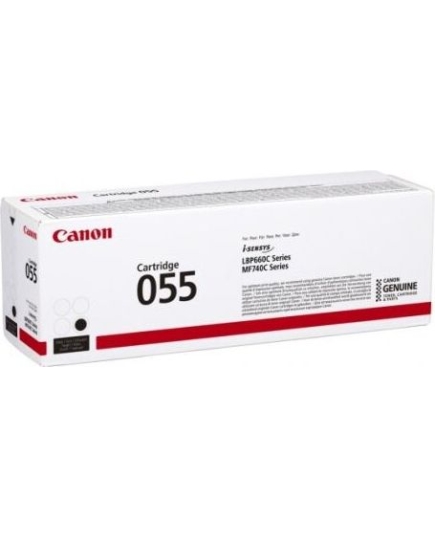 Тонер Картридж Canon 055 BK 3016C002 черный (2300стр.) для Canon MF746Cx/MF744Cdw/MF742Cdw/LBP664Cx