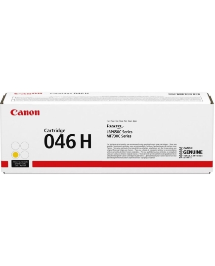 Картридж лазерный Canon 046 H Y 1251C002 желтый (5000стр.) для Canon i-SENSYS LBP650/MF730