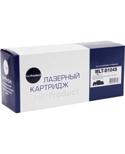 Картридж NetProduct (N-MLT-D104S) для Samsung ML-1660/1665/1860/SCX-3200/3205, 1,5K