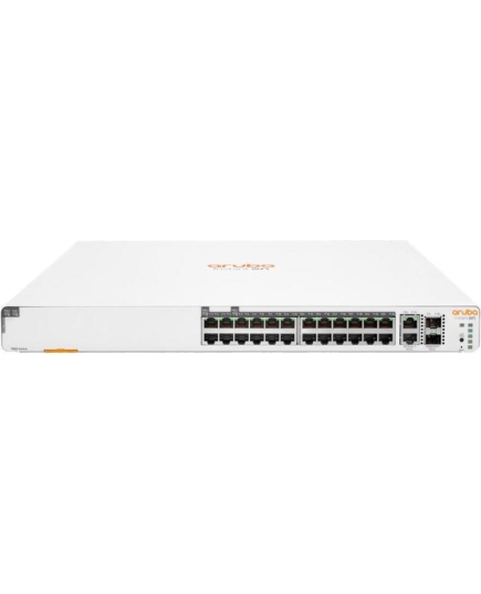 Коммутатор HPE Aruba IOn 1960 (JL807A) 24G 2XT 2XF 370W Managed L2+ 24*10/100/1000 2*10GBase-T 2SFP+ Switch