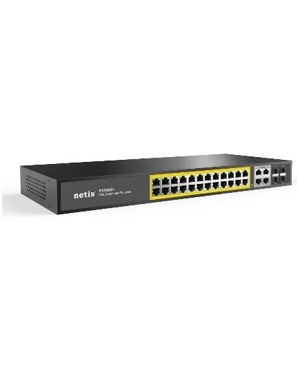 Коммутатор NETIS P124GH 24Port 10/100M POE 4GE Combo