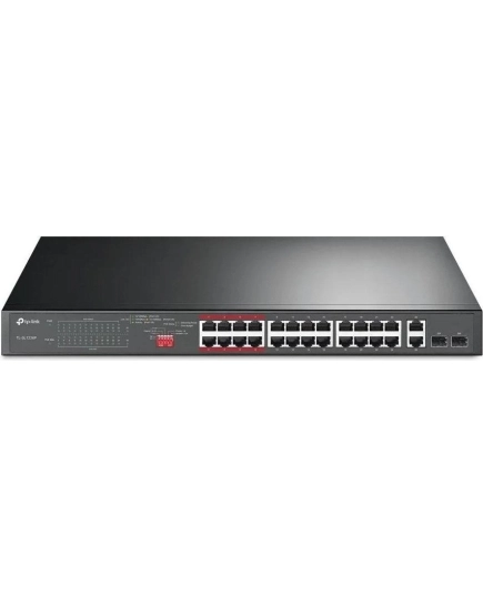 Коммутатор TP-Link (TL-SL1226P) 24x100Mb 2G 24PoE+ 250W неуправляемый