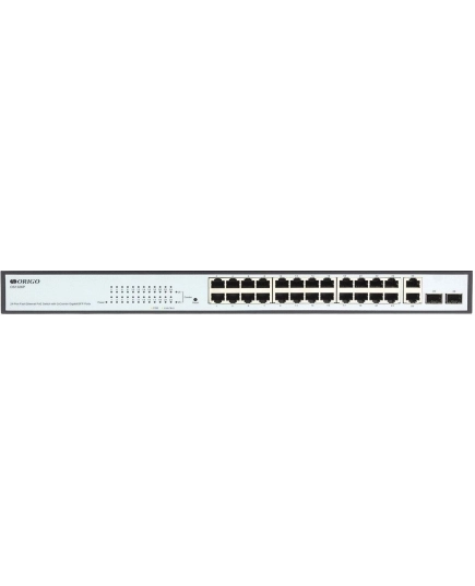 Коммутатор настраиваемый Origo OS1326P/280W OS1326P/280W/A1A (L2) 24x100Мбит/с 2SFP 24PoE+ 280W