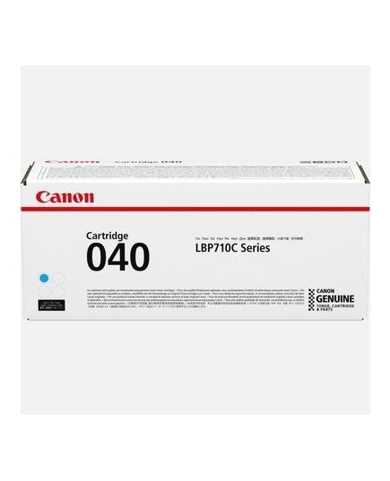 Тонер-картридж Canon Cartridge 040C (0458C001) Cyan голубой, 5400 стр., для LBP710Cx/712Cx