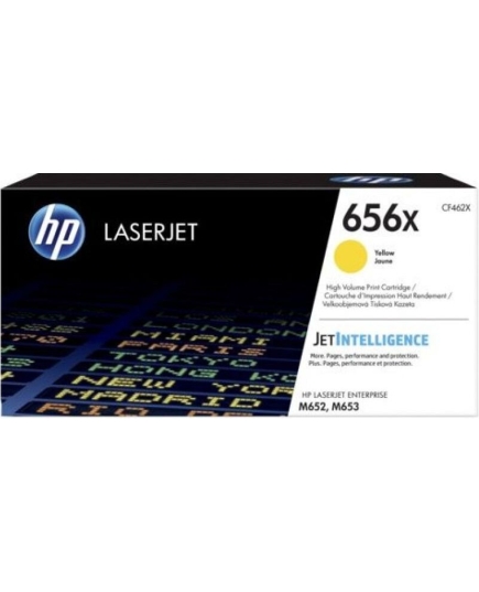 Картридж лазерный HP 656X CF462X желтый (22000стр.) для HP M652/653