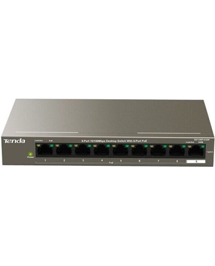 Коммутатор TENDA TEF1109P-8-63W 9Port 10/100M POE