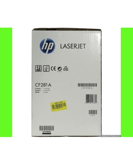 Картридж лазерный HP 81A CF281A черный (10500стр.) для HP LJ Pro M630dn/f/h/z