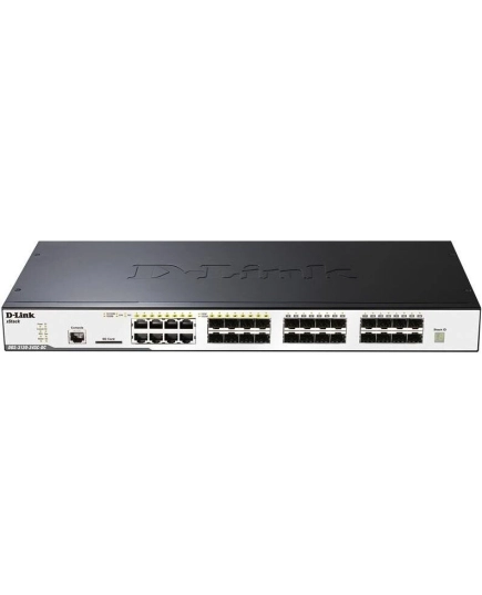 Коммутатор D-Link DGS-3000-28LP DGS-3000-28LP/B1A 24G 4SFP 24PoE 193W управляемый