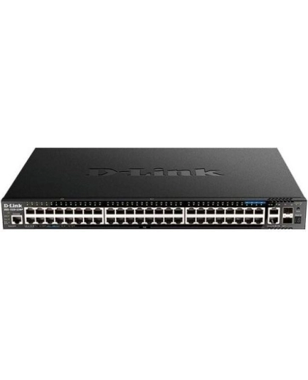 Коммутатор D-Link DGS-1520-52MP (DGS-1520-52MP/A1A) 48G 2x10G 2SFP+ 48PoE+ 370W