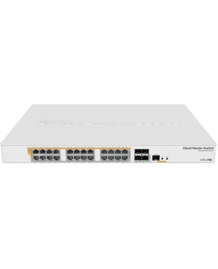 MikroTik CRS328-24P-4S+RM Коммутатор с поддержкой PoE, 802.3af/at, 4 SFP/SFP+, 24 x 1000Mbit