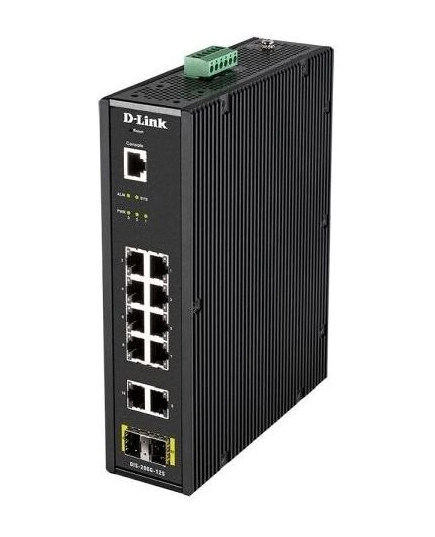 Коммутатор D-Link (DIS-200G-12S/A1A) 10G 2SFP управляемый