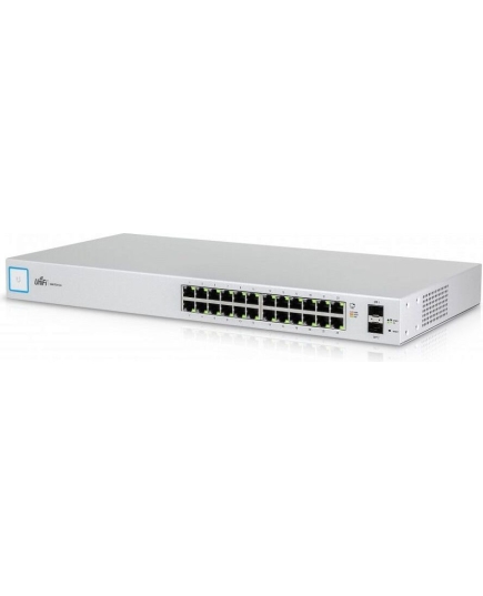 Коммутатор Ubiquiti UniFi (USW-24) 24Port Gigabit Switch with SFP в стойку, 24х 1G RJ45, 2х SFP, RTL (071385)