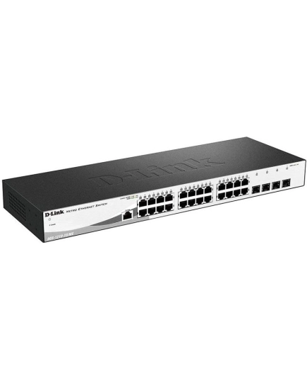 Коммутатор D-Link DGS-1210-28P/FL1A 24G 4SFP настраиваемый