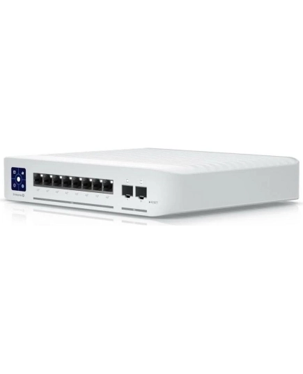 Коммутатор Ubiquiti UniFi (USW-Enterprise-8-PoE) Switch Enterprise 8 PoE в стойку, 8х 2.5G RJ45, 2х 10G SFP+, раздача 120 Вт {6} (074775)