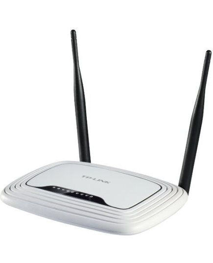 TP-LINK TL-WR841N, Wi-Fi Роутер, 300Mbps, Atheros, 2T2R, 2.4GHz, 802.11n/g/b, 4-port Switch, 2 несъёмные антенны 5 dBi