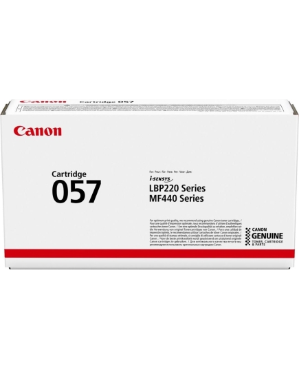 Картридж Canon 057 для MF449x/MF446x/MF445dw/MF443dw, LBP225x/LBP226dw/LBP223dw. Чёрный. 3100 страниц.