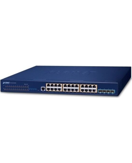 Коммутатор PLANET (SGS-6310-24P4X) 24x10/100/1000T 802.3at PoE + 1x10G SFP+ 1xStackable Managed Switch