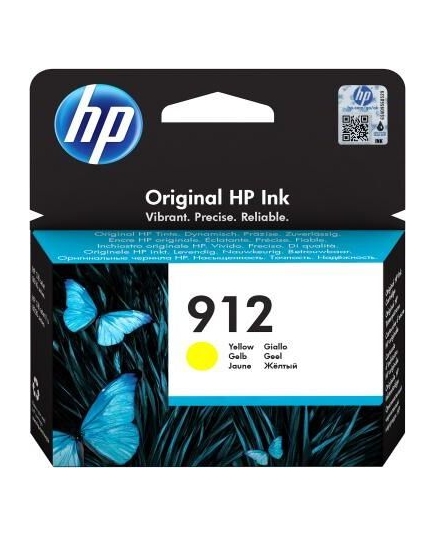 Картридж струйный HP 912 3YL79AE желтый (315стр.) для HP DJ IA OfficeJet 801x/802x