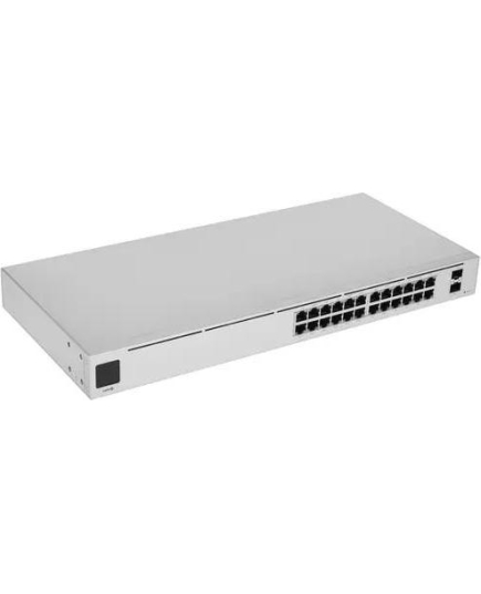 Коммутатор Ubiquiti UniFi (USW-24-POE) Switch 24 PoE в стойку, 24х 1G RJ45, 2х SFP, раздача 95 Вт (028554)