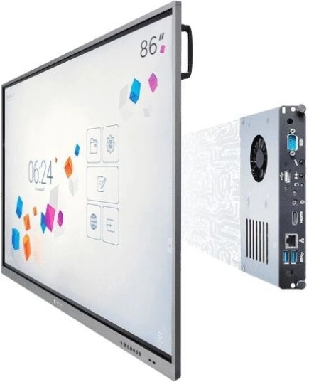 Интерактивный комплекс NEXTOUCH NextPanel IFCCV1INT86 панель: 86", 4К (3840*2160), 370кд/м2, 4000:1, IR, 10мс, 20 касаний, VESA 800x600