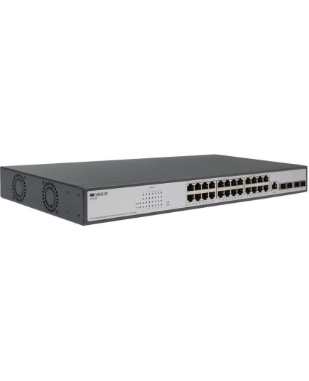 Коммутатор ORIGO (OS3228P/380W/A1A) управляемый L3 PoE 24x1000Base-T PoE+, 4x10G SFP+, PoE-бюджет 370 Вт