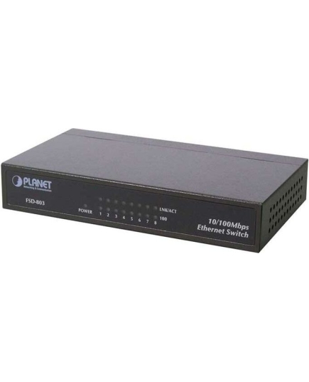 PLANET FSD-803 8-портовый неуправляемый FastEthernet коммутатор