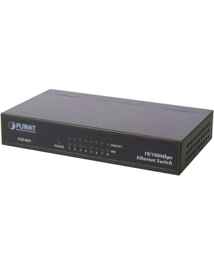 PLANET FSD-803 8-портовый неуправляемый FastEthernet коммутатор