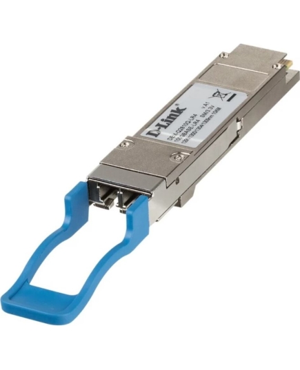 SFP модуль D-Link QSFP28 (DEM-Q2810Q-LR4/A1A) с 1 портом 100GBase-LR4 для одномодового оптического кабеля (до 10 км)