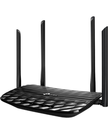 TP-LINK Archer C6, AC1300 Dual-Band Wi-Fi Роутер гигабитный, 867Mbps at 5Ghz + 300Mbps at 2.4Ghz, MU-MIMO, 4-port Gigabit Switch, 4 Fixed Omni Directional Antennas