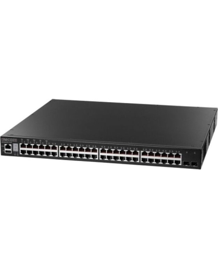 Коммутатор Edge-corE (ECS4620-52P) 48 x GE + 2 x 10G SFP+ ports + 1 x expansion slot L3 Stackable Switch, 1 x RJ45, 1 x USB-A