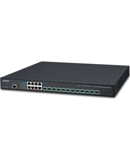 Коммутатор PLANET XGS-6350-12X8TR Layer 3 12-Port 10G SFP+ + 8-Port 10/100/1000T Stackable Managed Switch