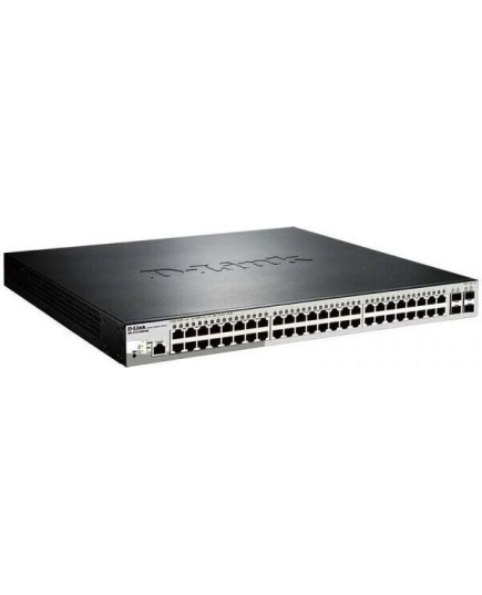 Коммутатор D-Link Proj DGS-1210-52MP/ME/B2A с 48 портами 10/100/1000Base-T и 4 портами 1000Base-X SFP