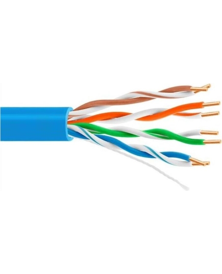 Витая пара 5bites Express US5525-305B-BL UTP/Solid/5E/24AWG/100% Copper/PVC/Blue/305m