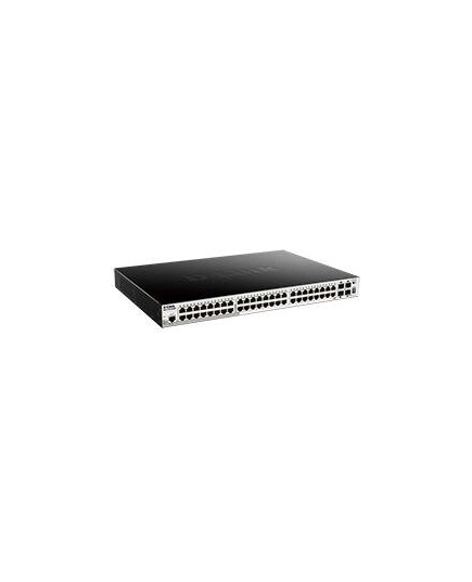 D-Link DGS-1510-52XMP/A1A PROJ Управляемый стекируемый коммутатор SmartPro уровня 2+ с 48 портами 10/100/1000Base-T и 4 портами 10GBase-X SFP