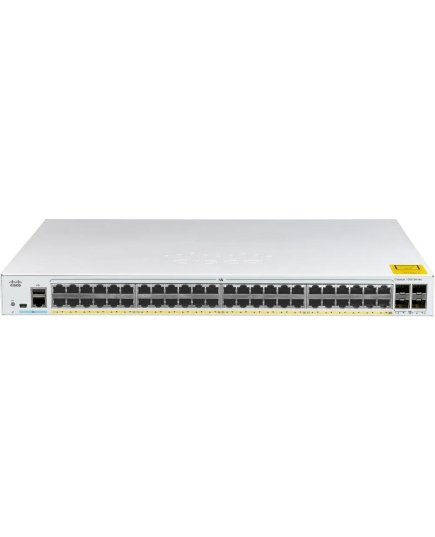 Коммутатор CISCO Catalyst 1000 (C1000-48T-4G-L) 48x 10/100/1000 Ethernet RJ-45 ports, 4x 1Gb SFP uplinks