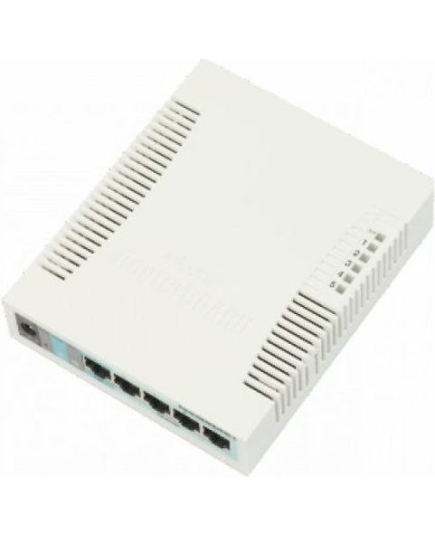 MikroTik RB260GS Коммутатор RouterBOARD 260GS 5-port Gigabit smart switch with SFP cage, SwOS, plastic case, PSU