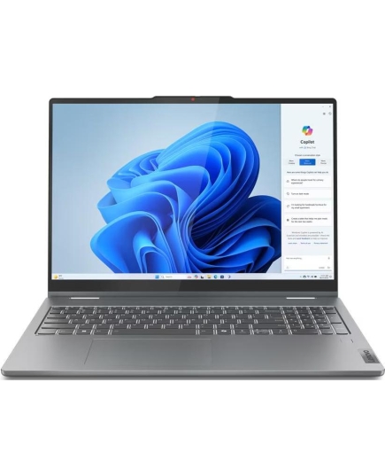 Ноутбук Lenovo IdeaPad 5 2-in-1 16AHP9 (83DS003WRK) 16"(2048x1280 OLED)/Touch/AMD Ryzen 7 8845HS(3.8Ghz)/16384Mb/512SSDGb/noDVD/Int:AMD Radeon 780M