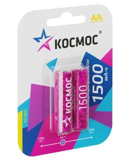 Аккумулятор КОСМОС R6 (1500 mAh) BL2 (2/24/288)