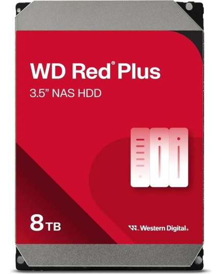 HDD WD NAS Red Plus WD80EFPX SATA-III 8TB (5640rpm) 256Mb 3.5"