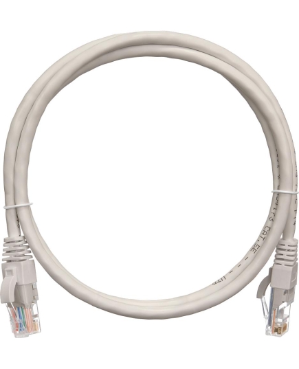 Патч-корд NETLAN EC-PC4UD55B-020-GY-10 UTP кат.5e, 2м, RJ45-RJ45, серый, CCA, 10 шт.