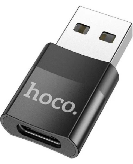 Адаптер для Type-C USB 2.0 Hoco UA17 (Black)