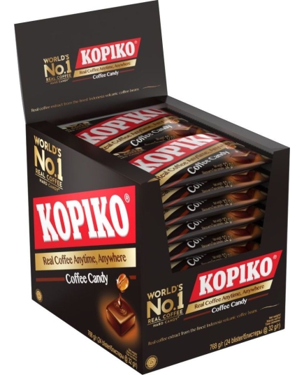 Кофейные леденцы без сахара Kopiko «Coffee Candy», 32 г.