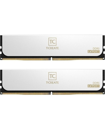 ОЗУ TEAMGROUP T-Create Expert 32GB (CTCWD532G6000HC30DC01) (2x16GB) DDR5 6000MHz CL30 (30-36-36-76) 1.35V / White