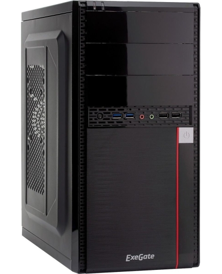 Корпус Exegate EX277439RUS MA-371X Black, mATX без БП